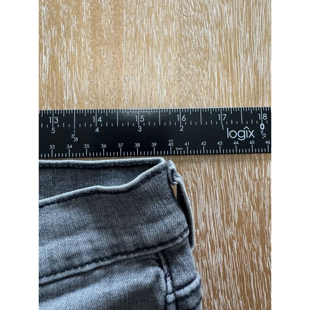Levis 510 Skinny Jeans Mens 32x34 Gray Charcoal Stretch Denim Pants 05510-0978